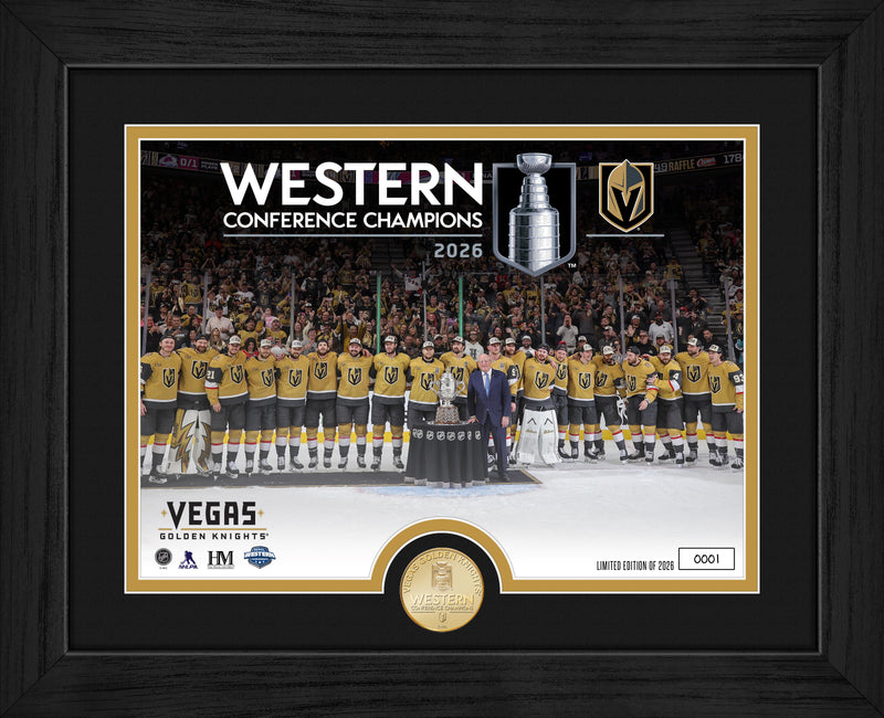 Vegas Golden Knights 2026 NHL Western Conference Champions Bronze Coin Celebration Photo Mint
