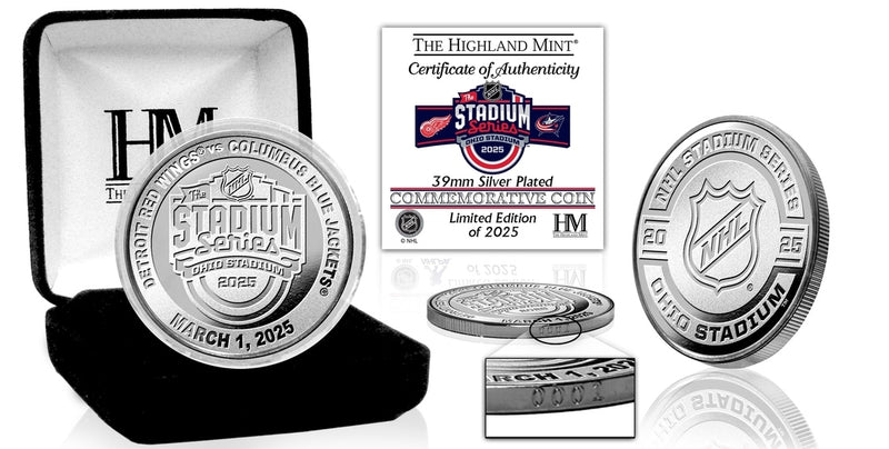 2025 NHL Stadium Series at Ohio Stadium Silver Coin - Coins