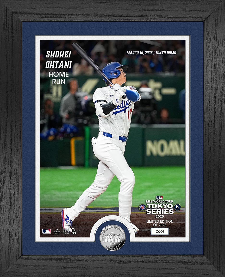 Shohei Ohtani Tokyo Games HR Silver Coin Photo Mint
