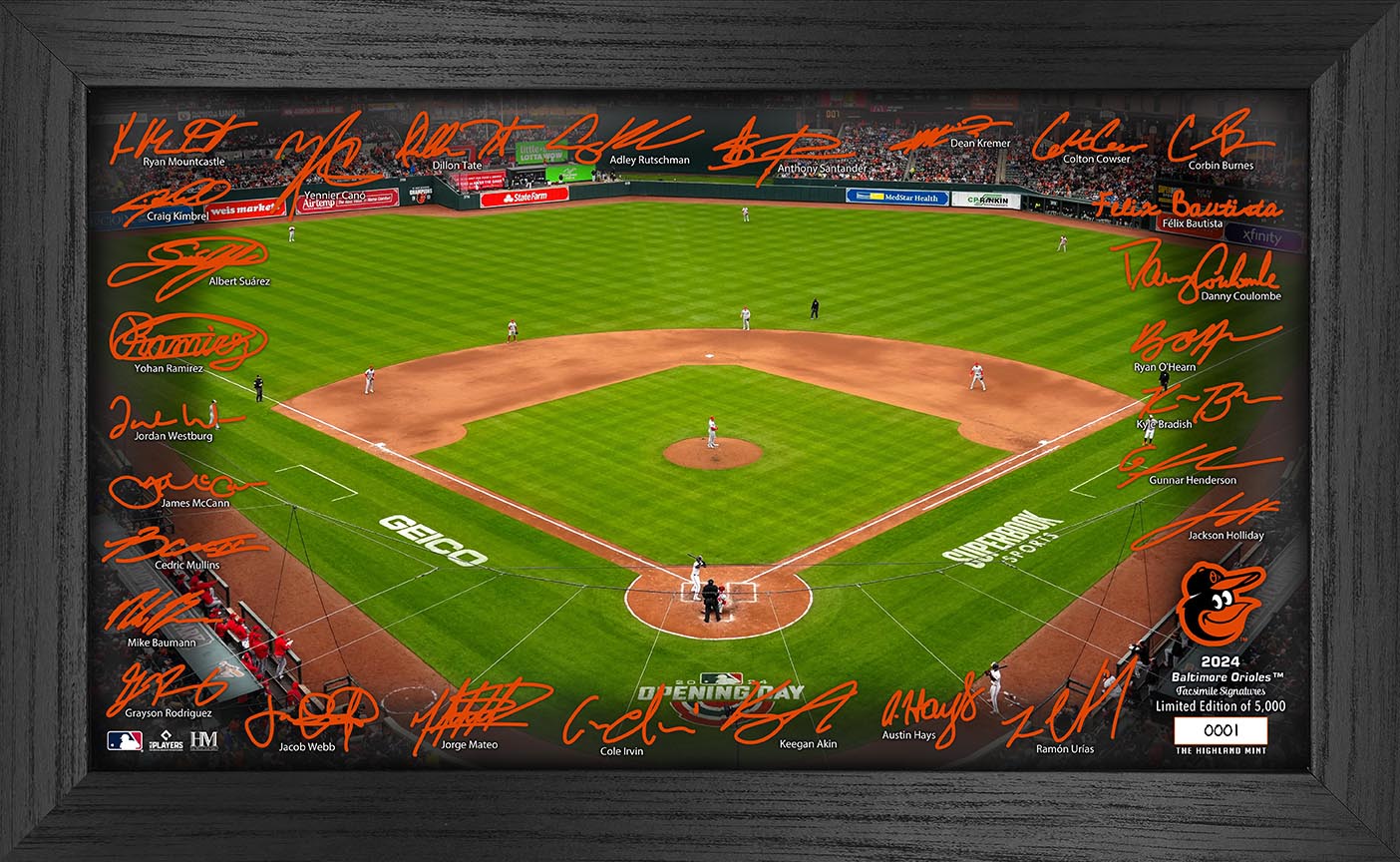 Baltimore Orioles 2024 Signature Field