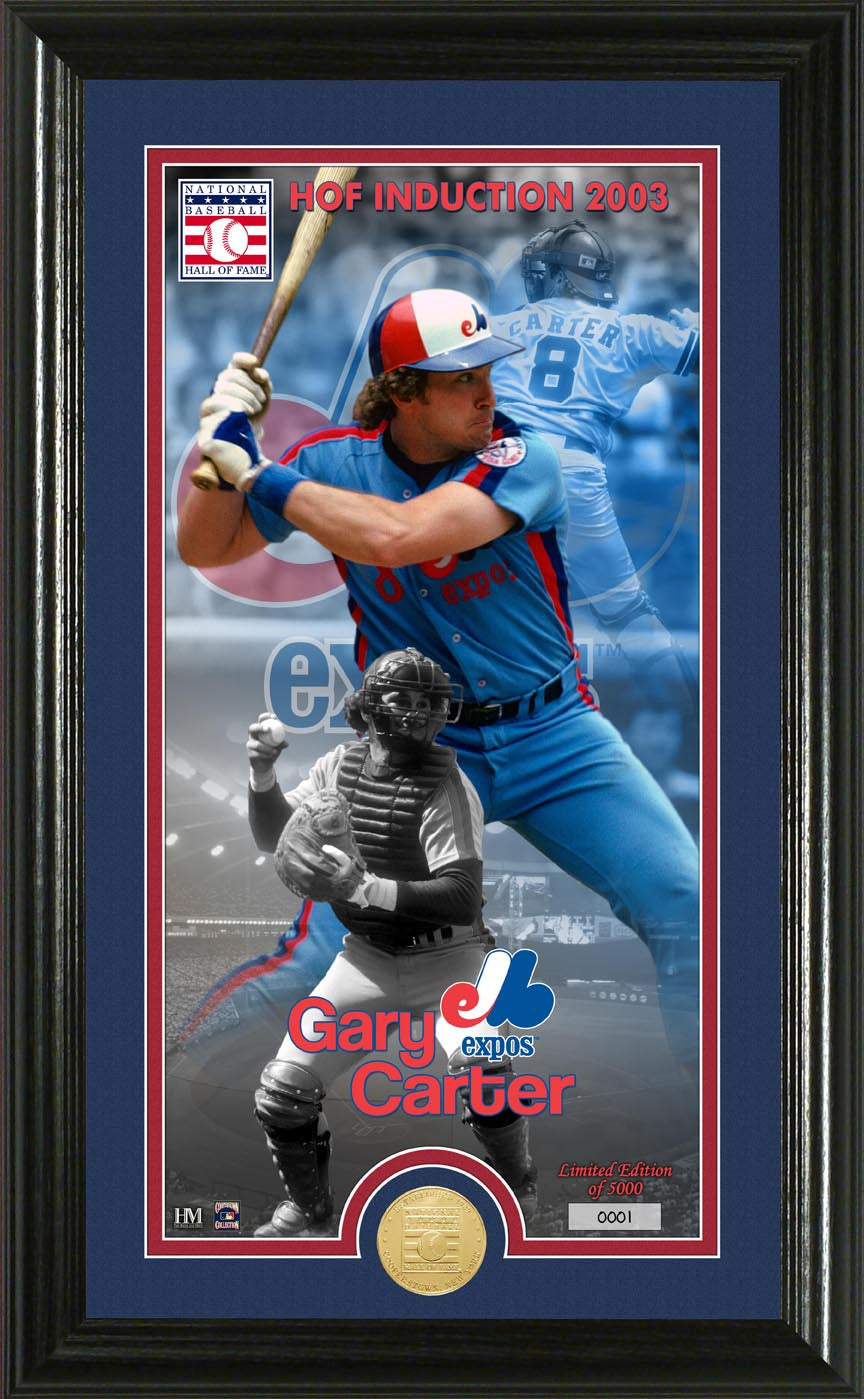 Gary Carter National Baseball Hall of Fame Supreme Bronze Coin Photo Mint