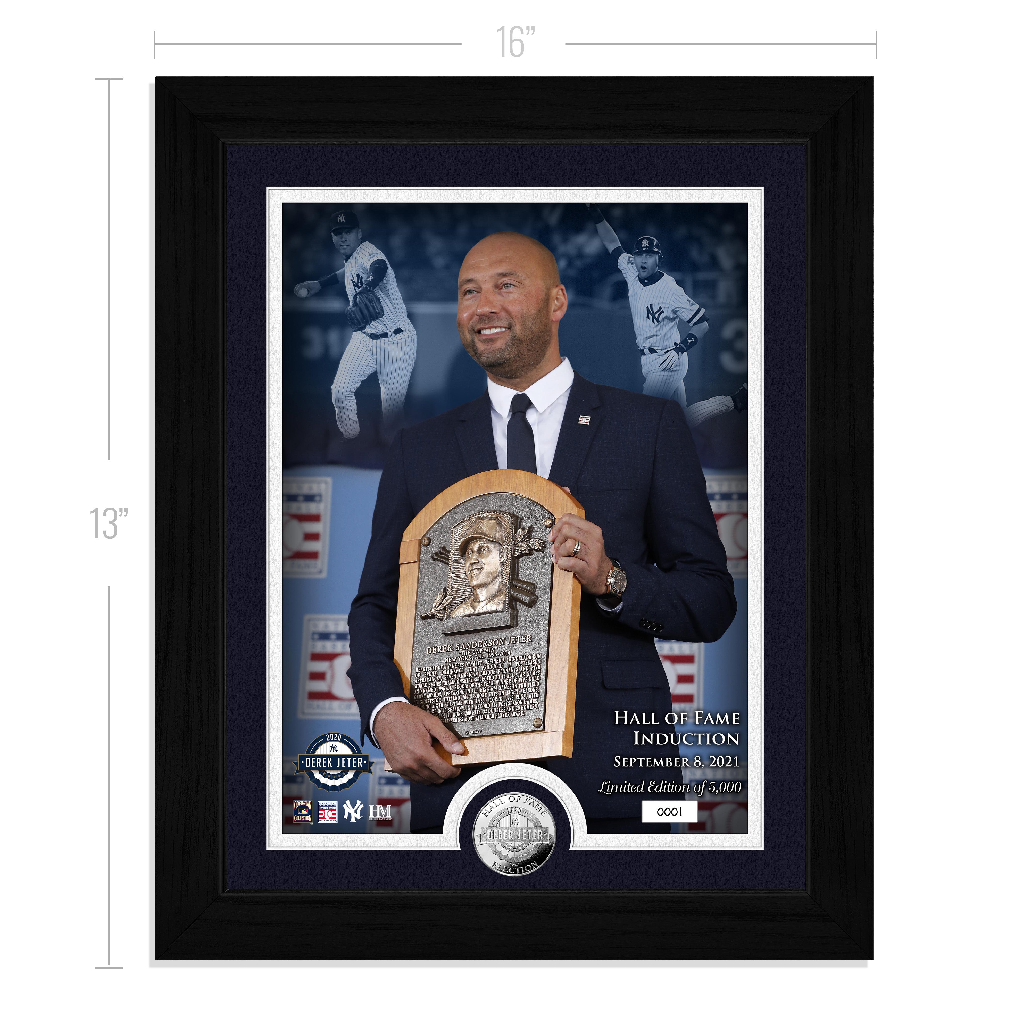 Derek Jeter Induction Day Silver Coin Photo Mint
