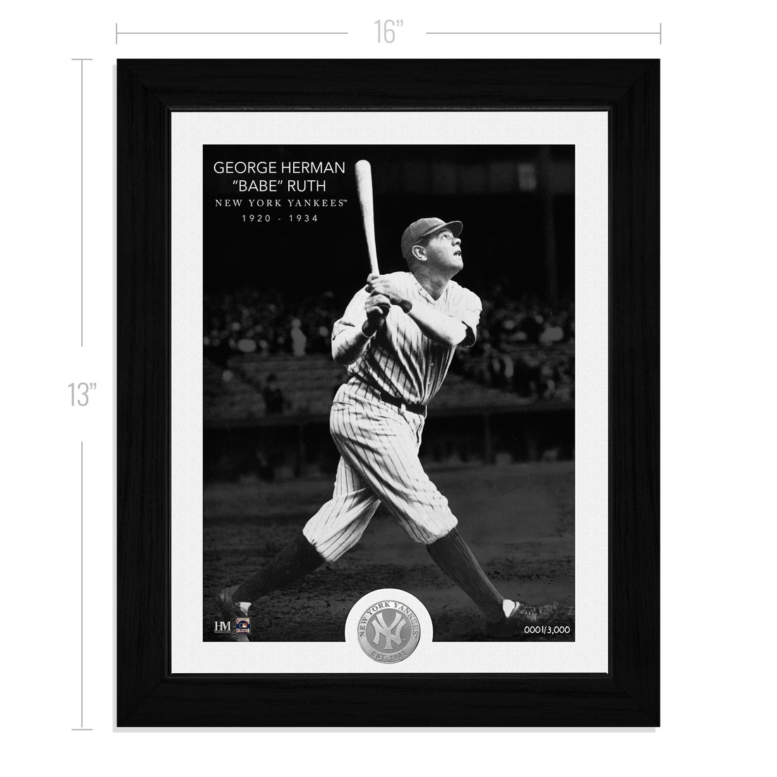 Babe Ruth Silver Coin Photo Mint