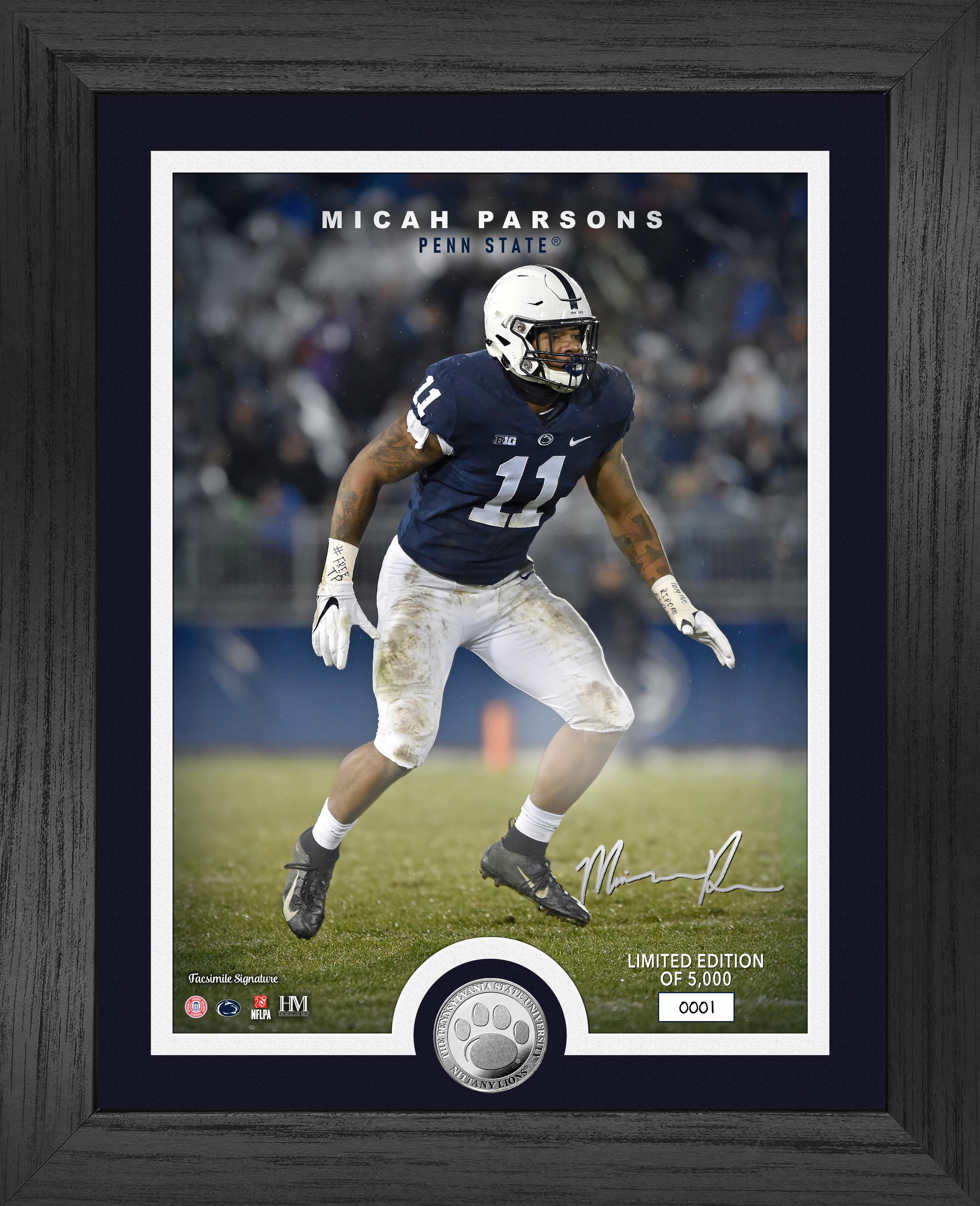 Micah Parsons Penn State Nittany Lions Silver Coin Photo Mint