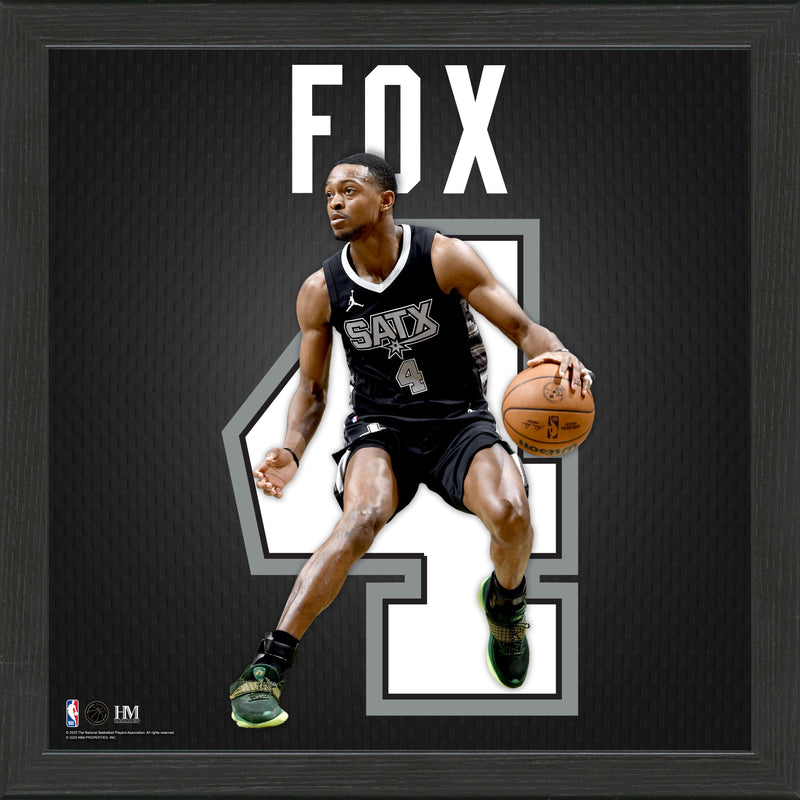 De’Aaron Fox San Antonio Spurs Impact Jersey Frame - Frame