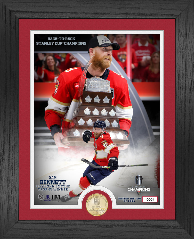 2025 Florida Panthers Conn Smythe Trophy Winner Bronze Coin Photo Mint