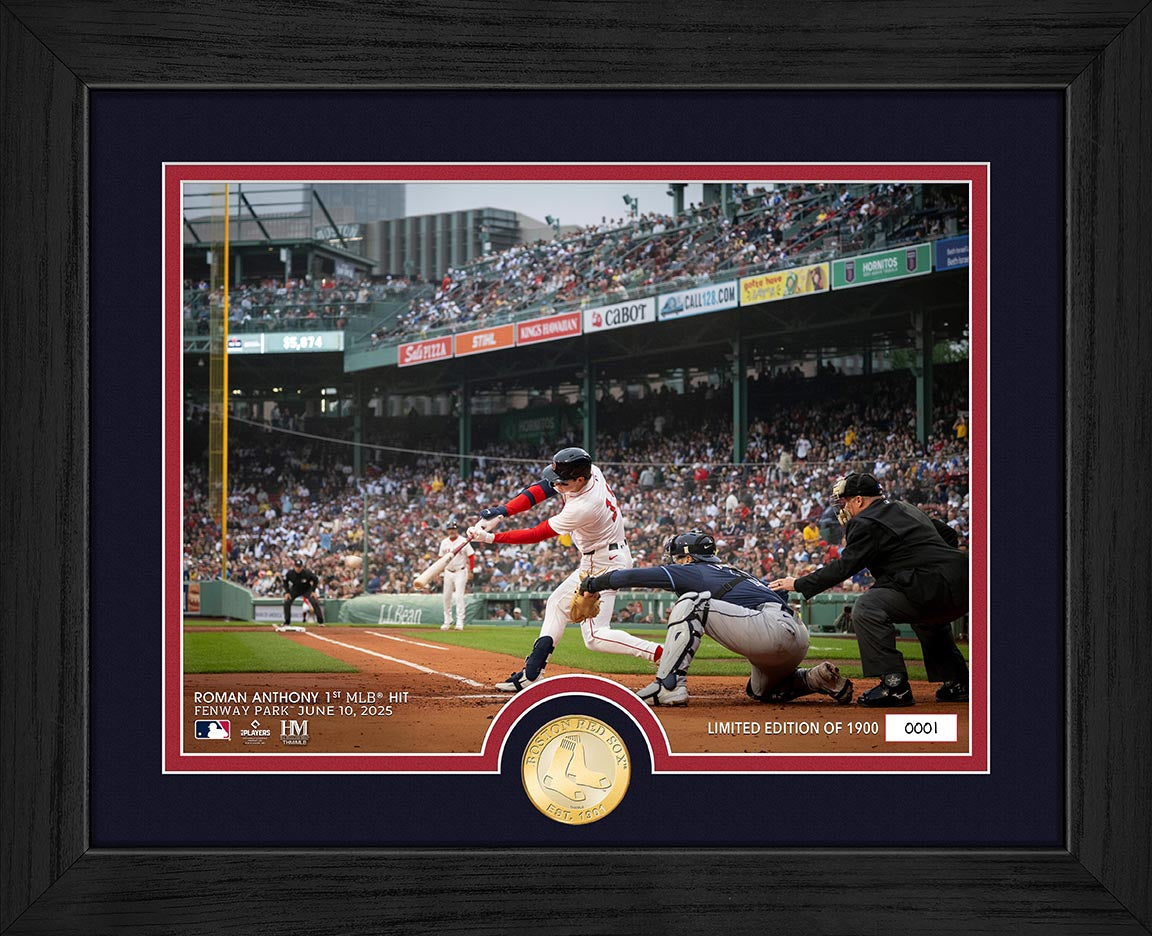 Roman Anthony Boston Red Sox 1st MLB Hit Bronze Coin Photo Mint