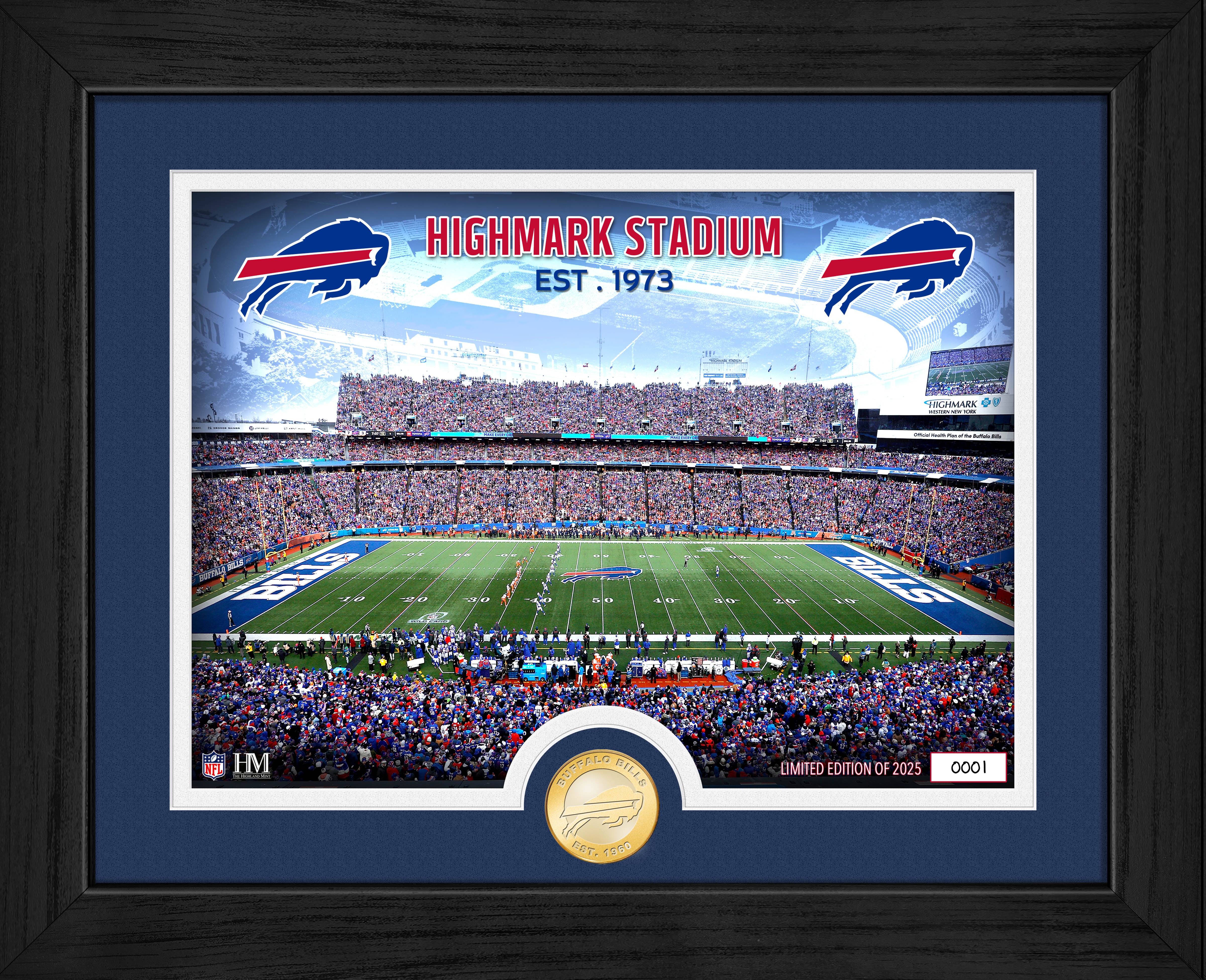 Buffalo Bills Farewell To Highmark Stadium Bronze Coin Photo Mint