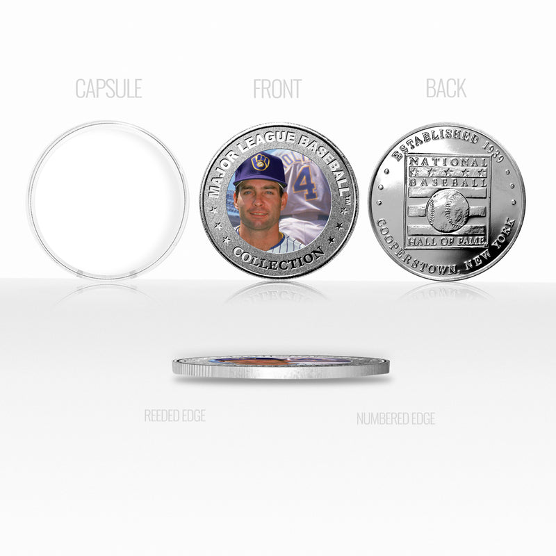 Paul Molitor Baseball Hall of Fame Silver Color Coin
