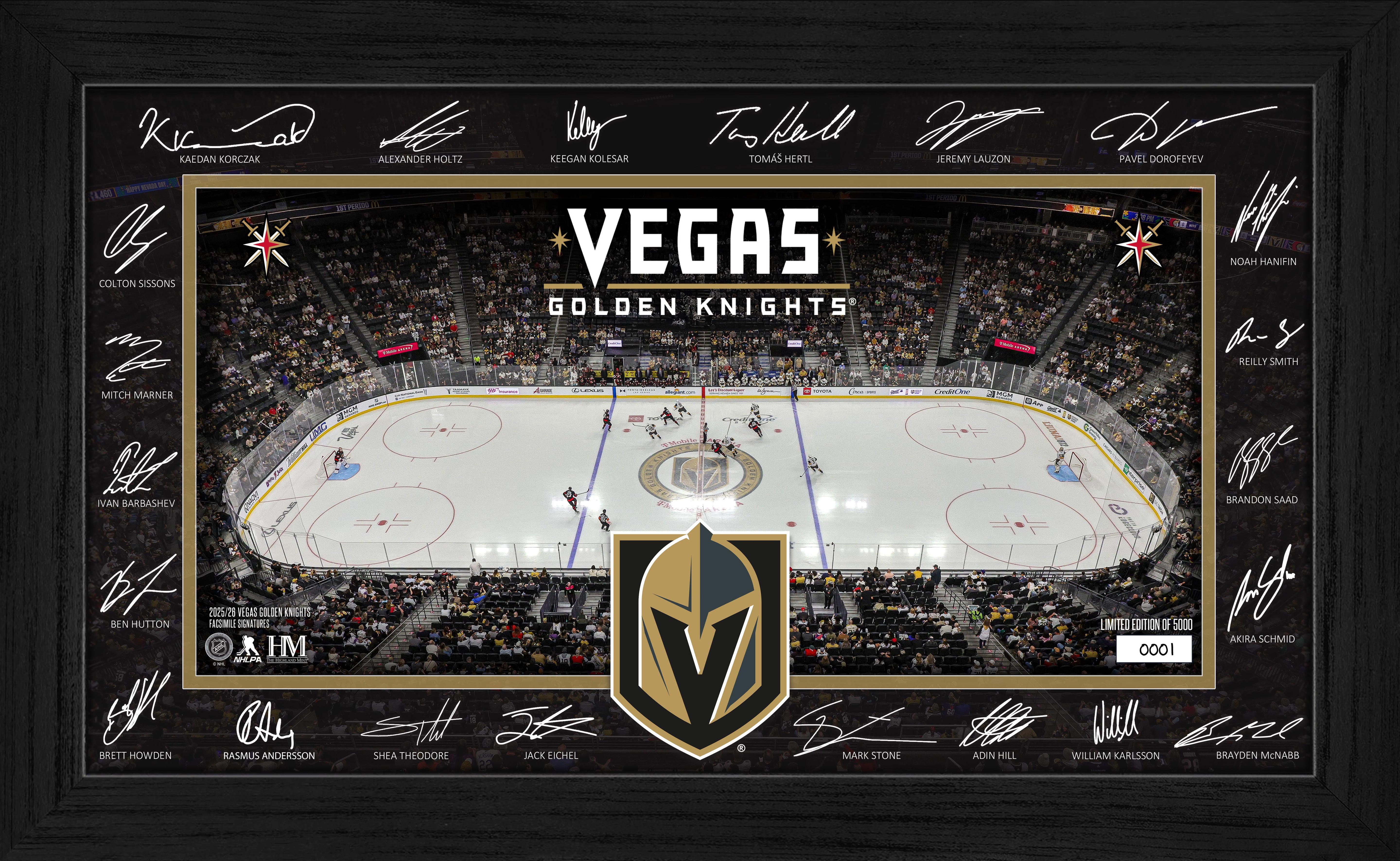 Vegas Golden Knights 2025 Signature Rink