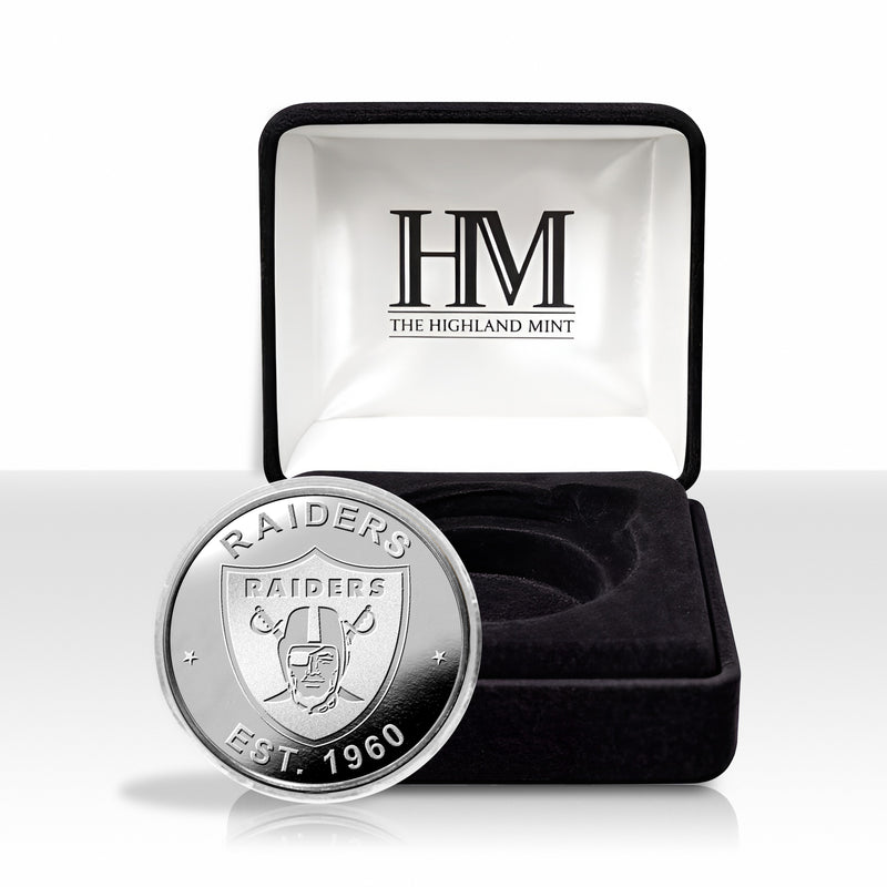 Las Vegas Raiders NFL 2025 Coin Toss Silver Coin