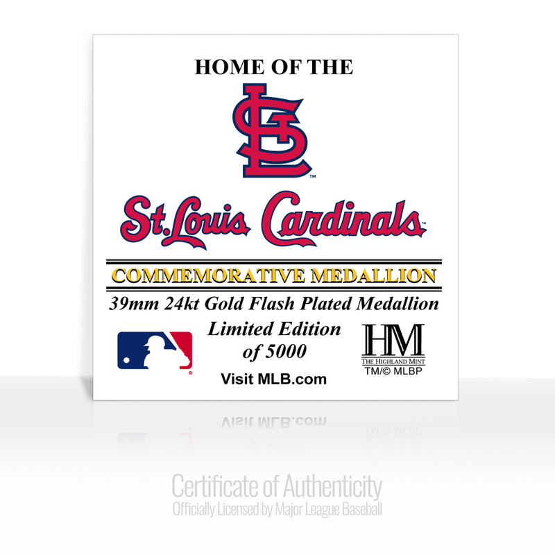 St. Louis Cardinals Stadium Gold Mint Coin