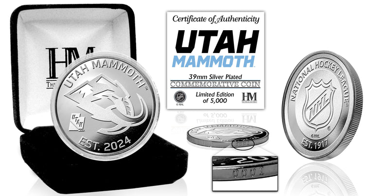 Utah Mammoth Silver Mint Coin