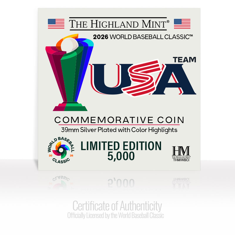 USA World Baseball Classic 2026 Silver Plated Coin