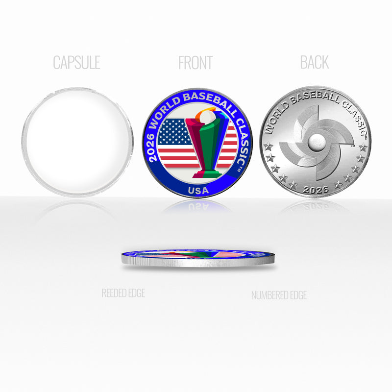 USA World Baseball Classic 2026 Silver Plated Coin