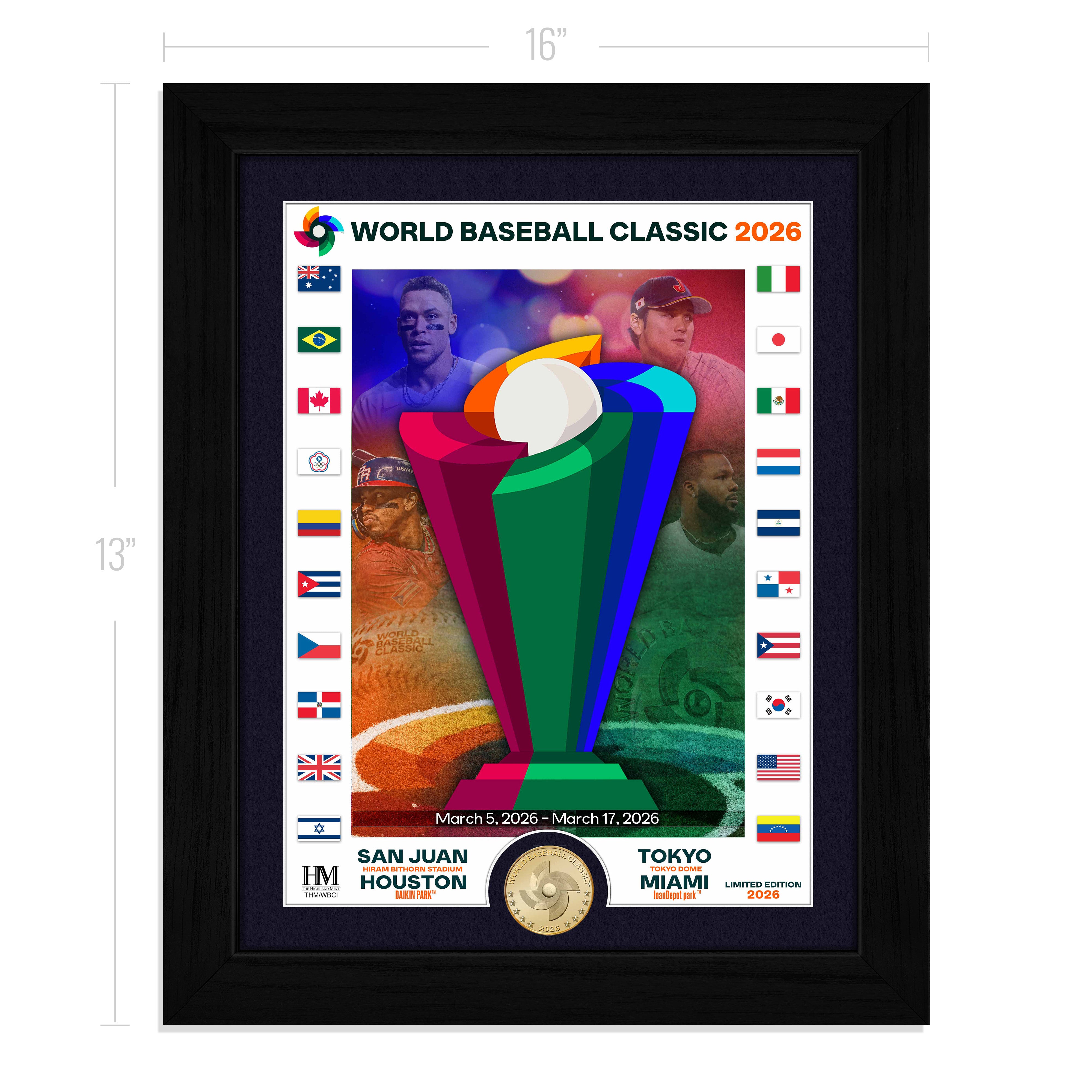2026 World Baseball Classic Bronze Coin Photo Mint
