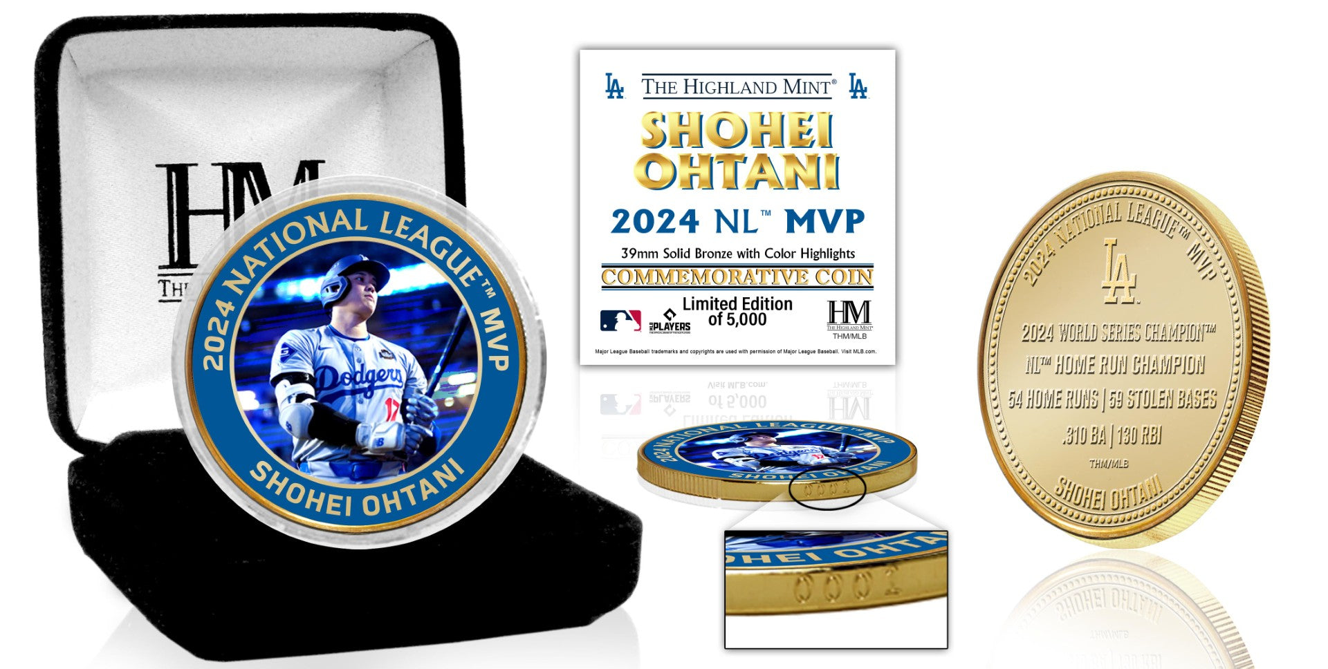 Shohei Ohtani 2024 National League MVP Bronze Coin