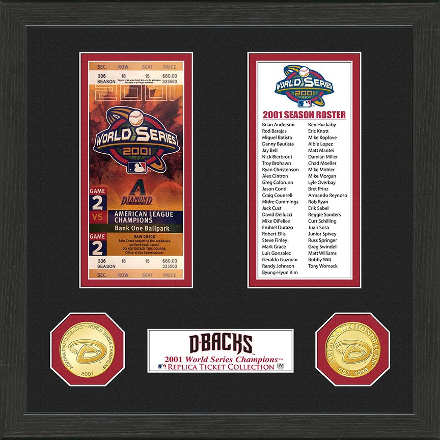 Arizona Diamondbacks World Series Ticket Collection
