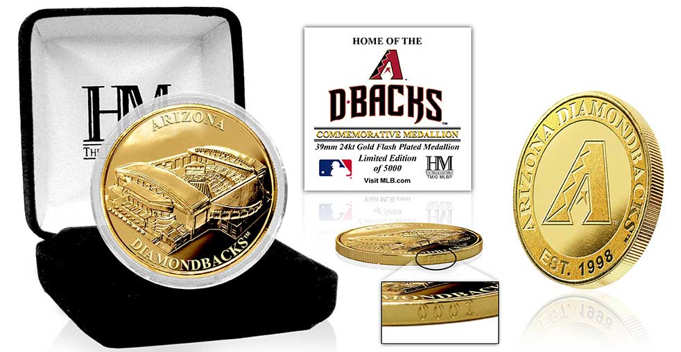 Arizona Diamondbacks Stadium Gold Mint Coin