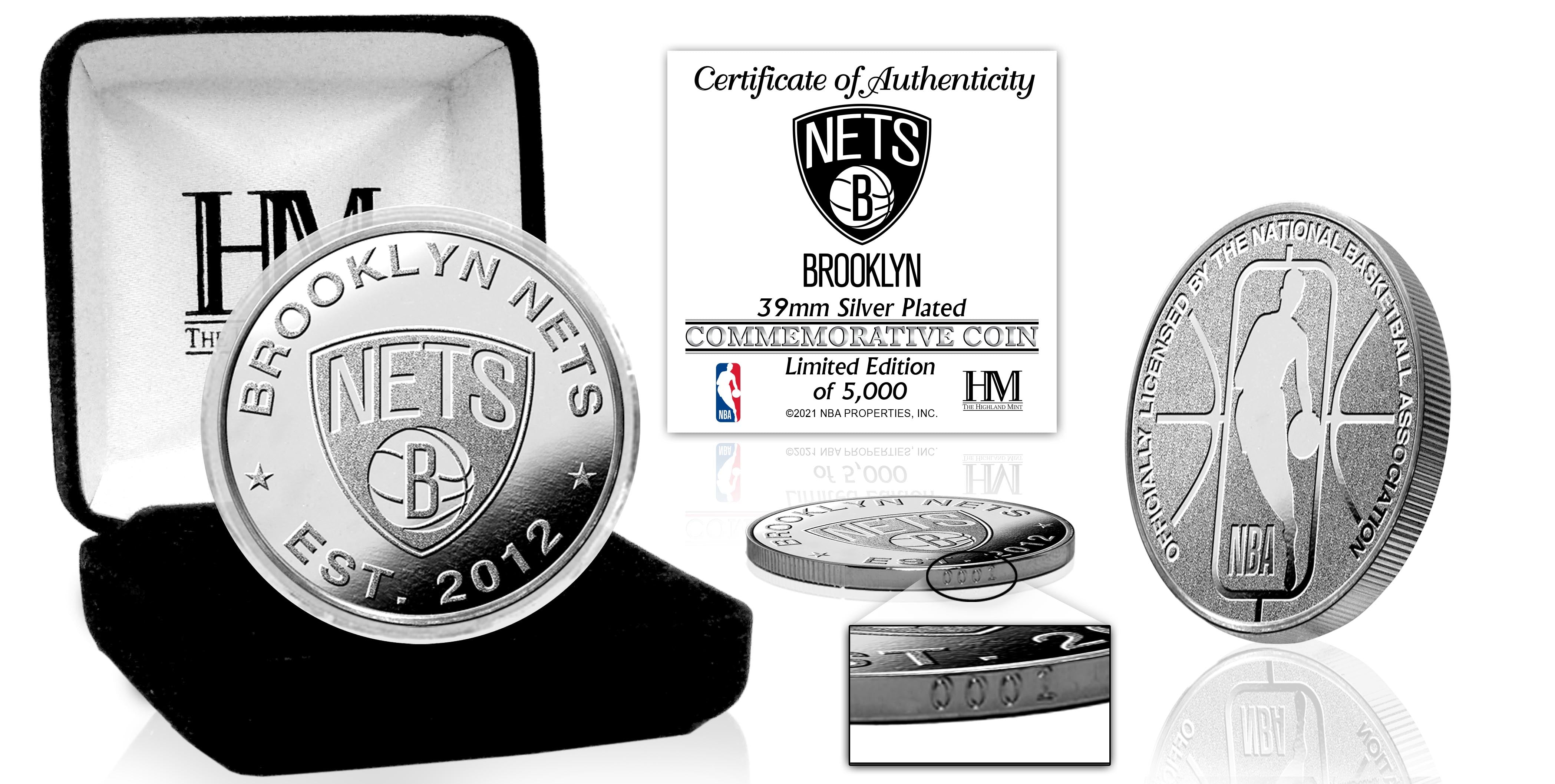 Brooklyn Nets Silver Mint Coin
