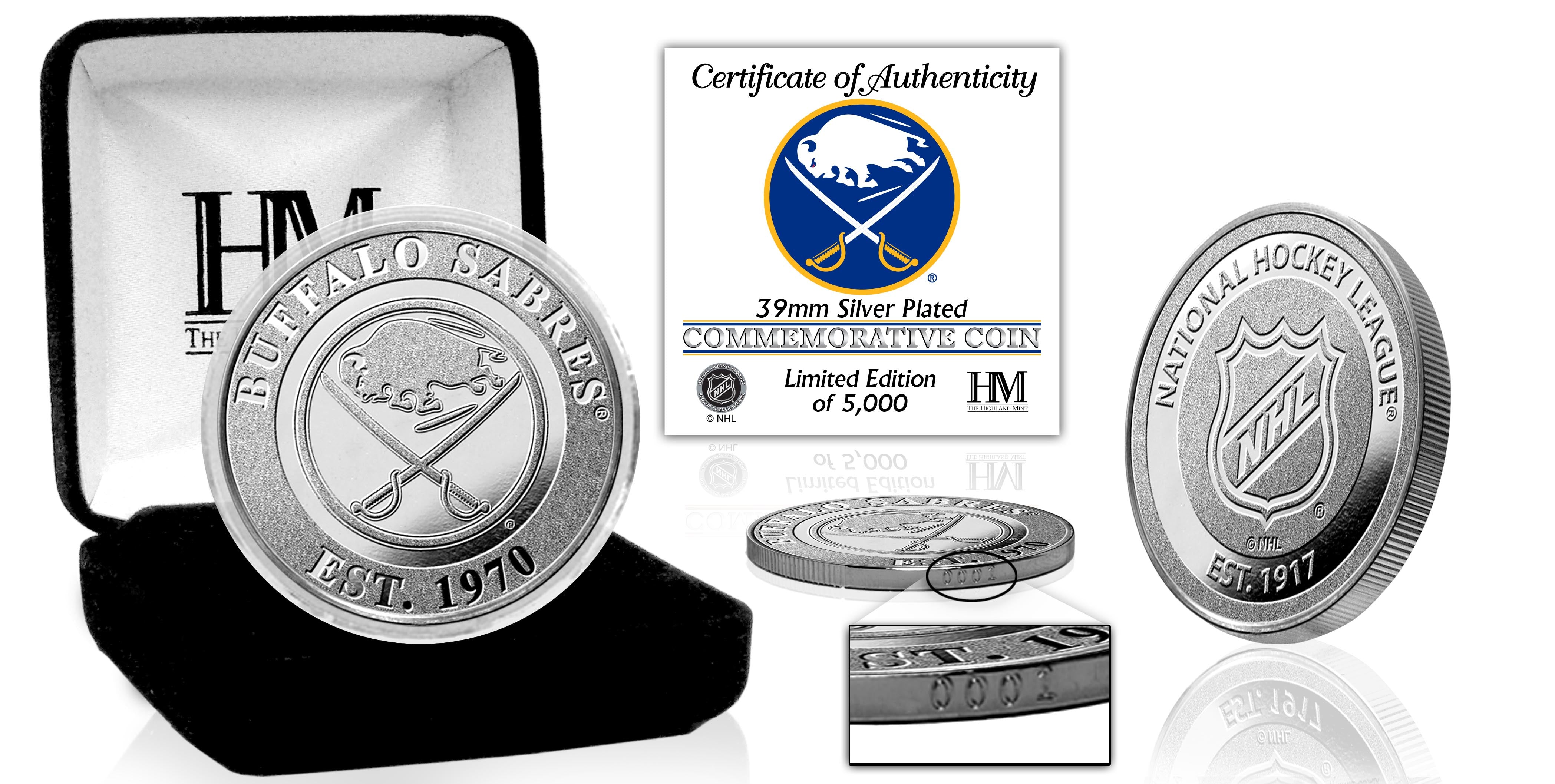 Buffalo Sabres Silver Mint Coin