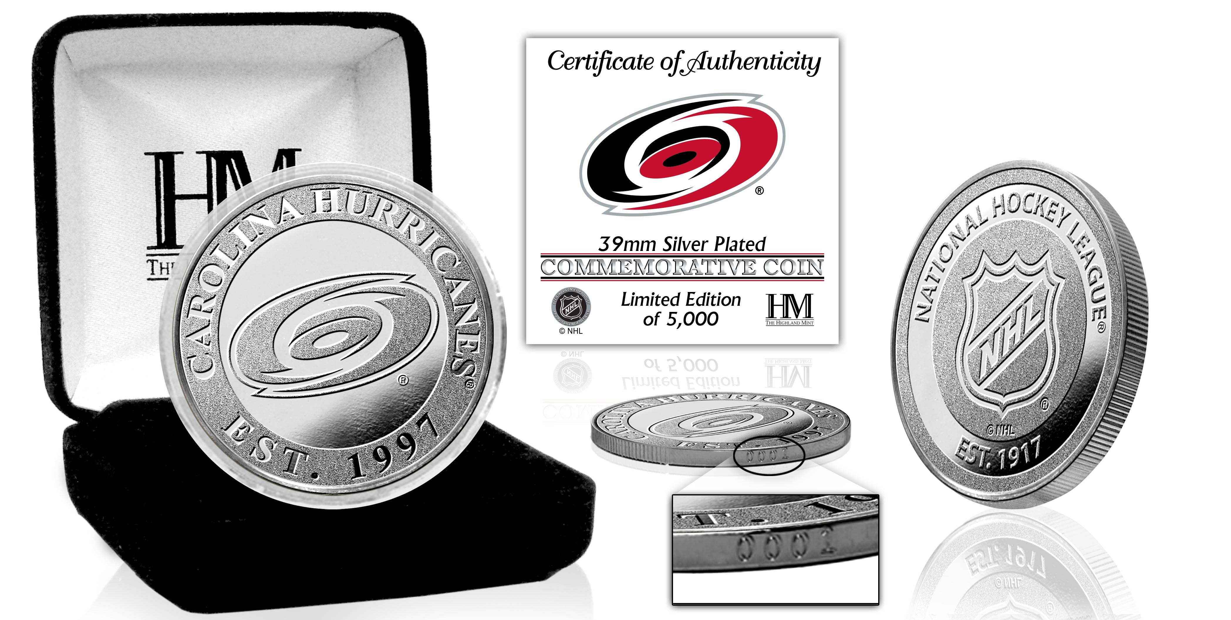 Carolina Hurricanes Silver Mint Coin