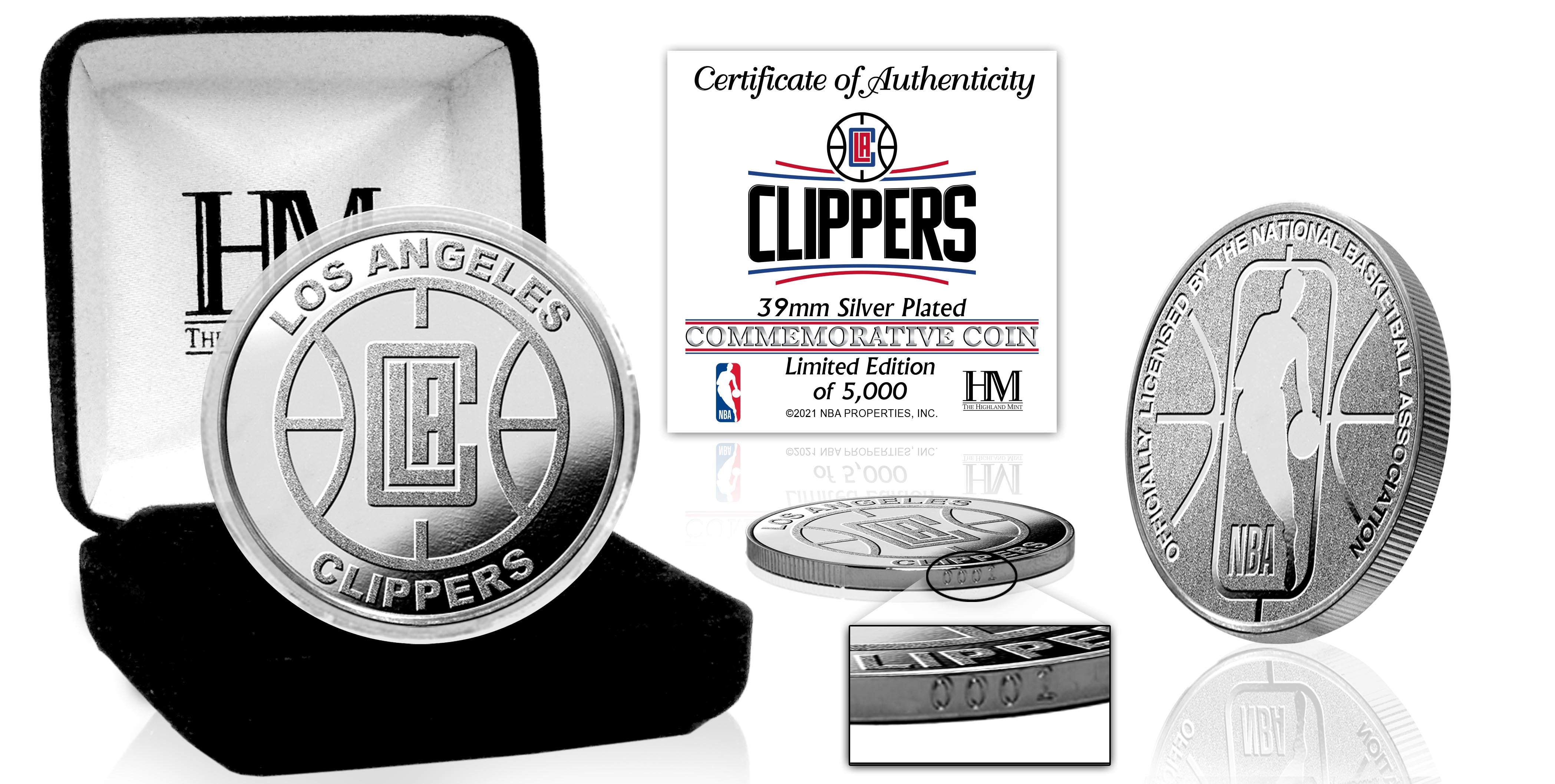 LA Clippers Silver Mint Coin