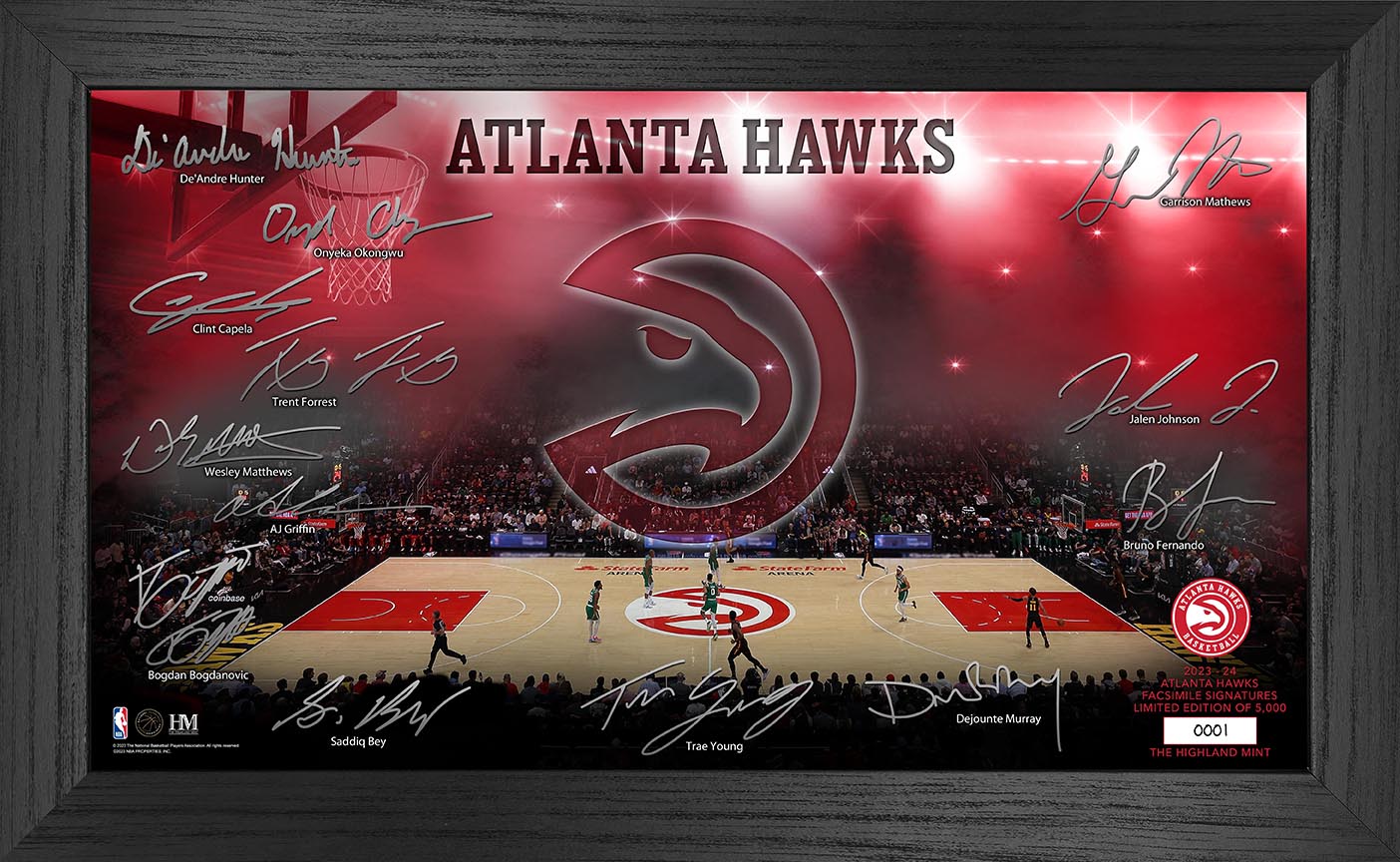 Atlanta Hawks 2023-24 Signature Court