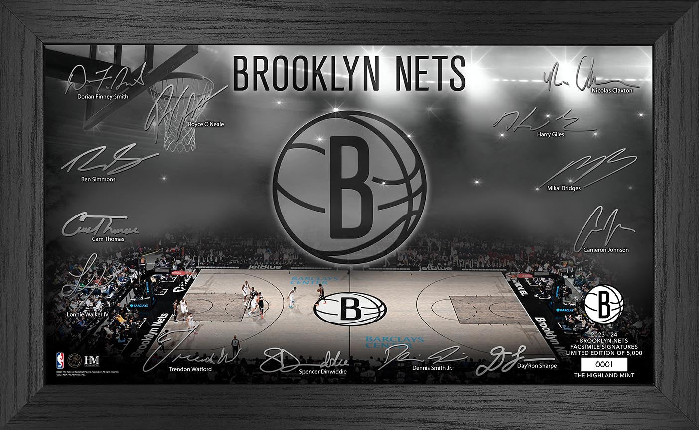 Brooklyn Nets 2023-24 Signature Court