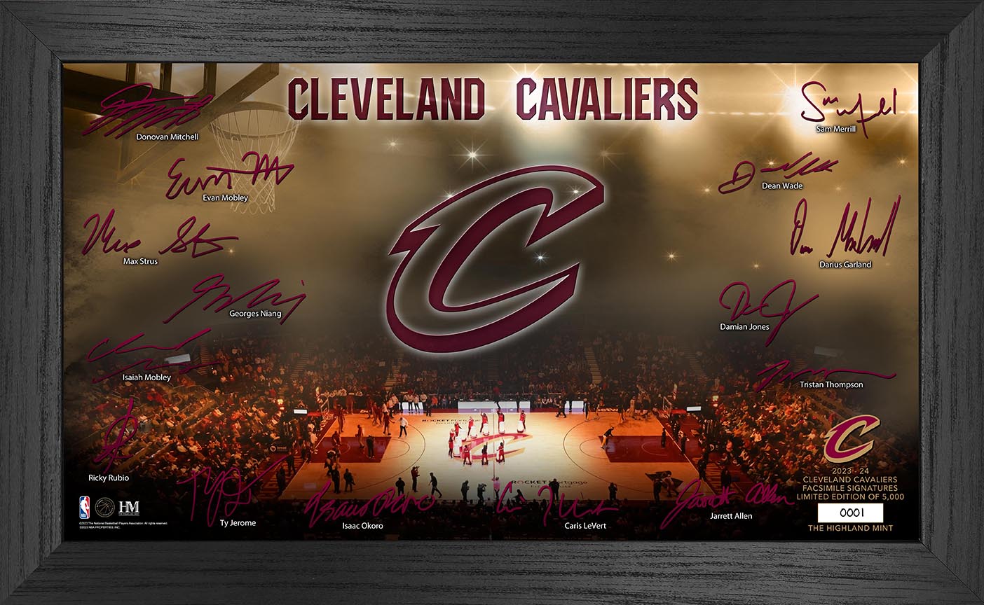 Cleveland Cavaliers 2023-24 Signature Court