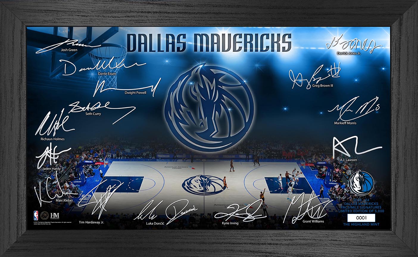 Dallas Mavericks 2023-24 Signature Court