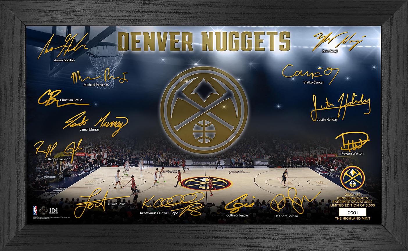 Denver Nuggets 2023-24 Signature Court