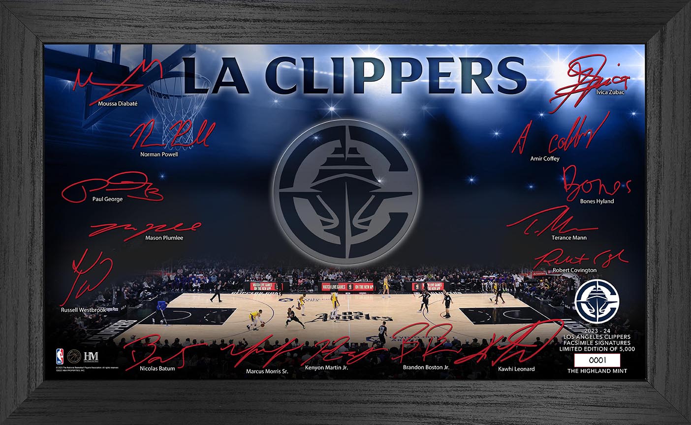 LA Clippers 2023-24 Signature Court