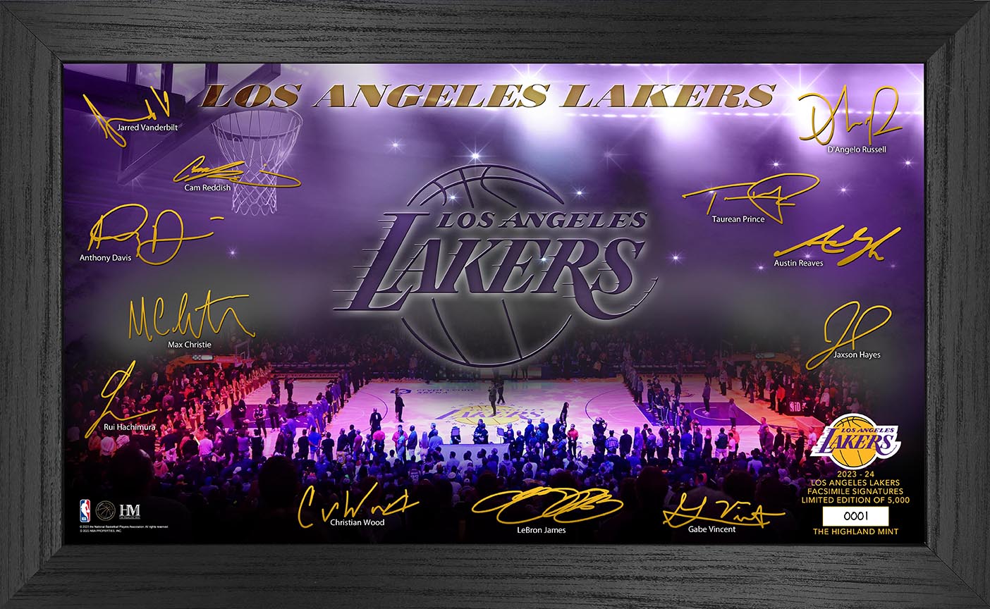Los Angeles Lakers 2023-24 Signature Court