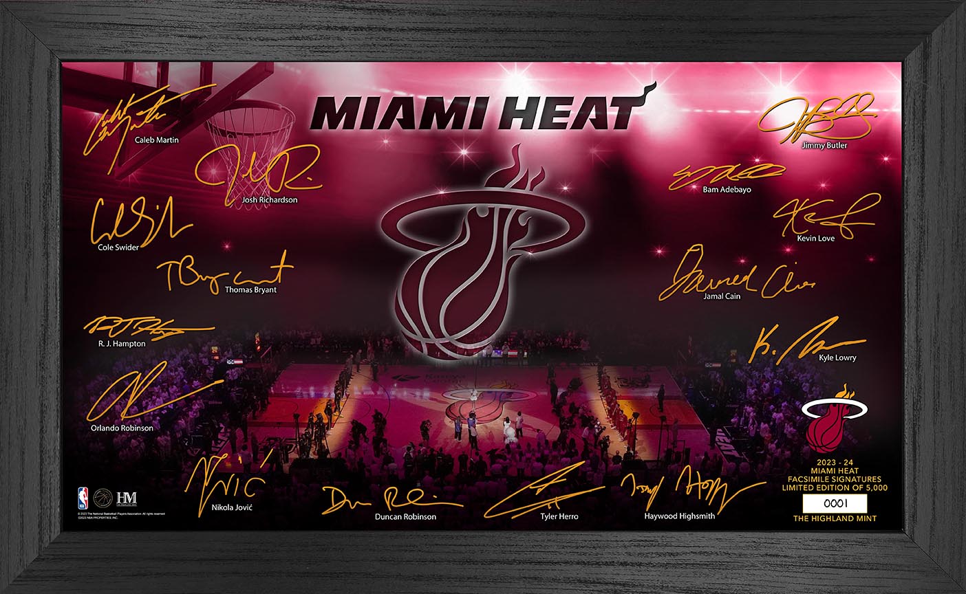 Miami Heat 2023-24 Signature Court