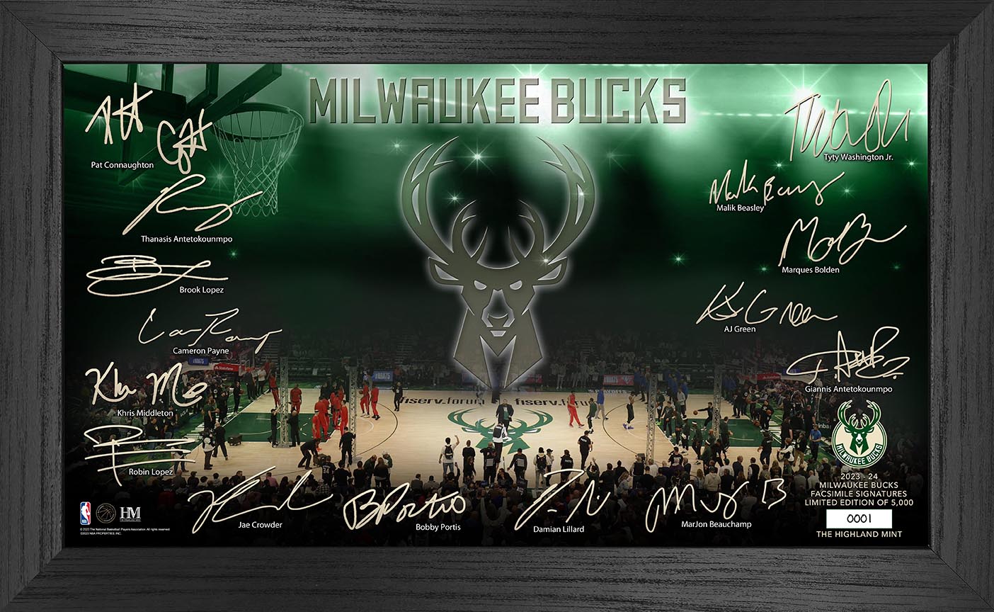 Milwaukee Bucks 2023-24 Signature Court