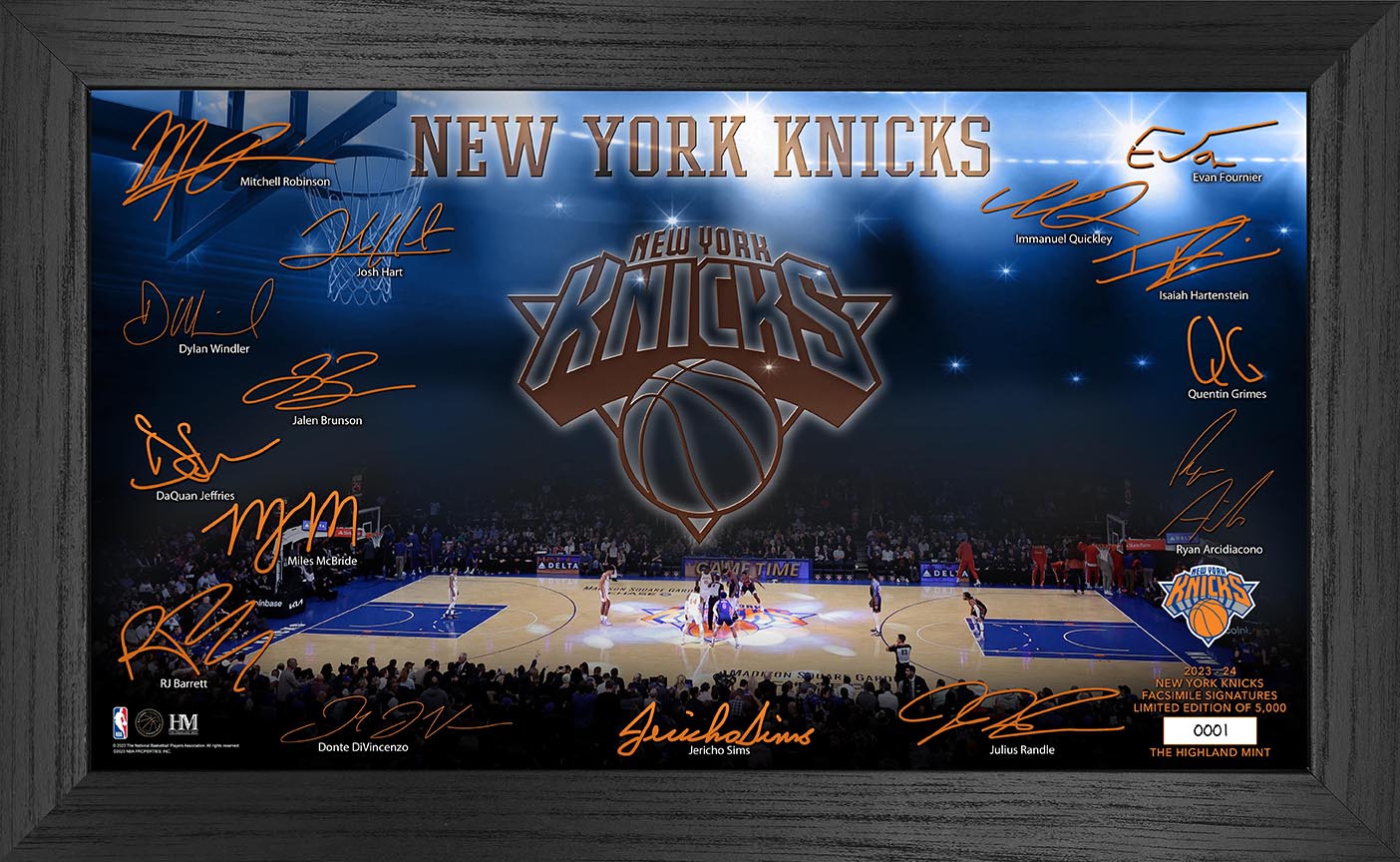 New York Knicks 2023-24 Signature Court