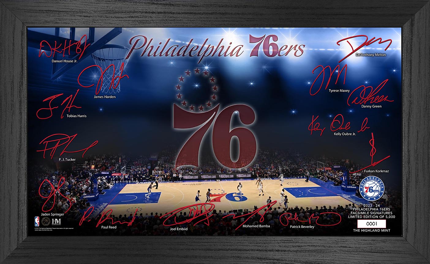 Philadelphia 76ers 2023-24 Signature Court