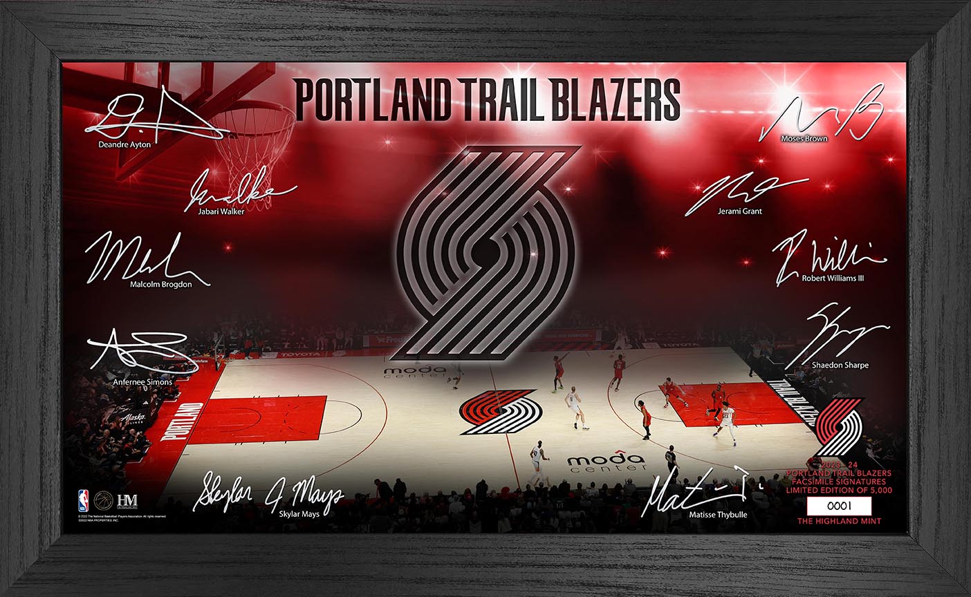 Portland Trail Blazers 2023-24 Signature Court