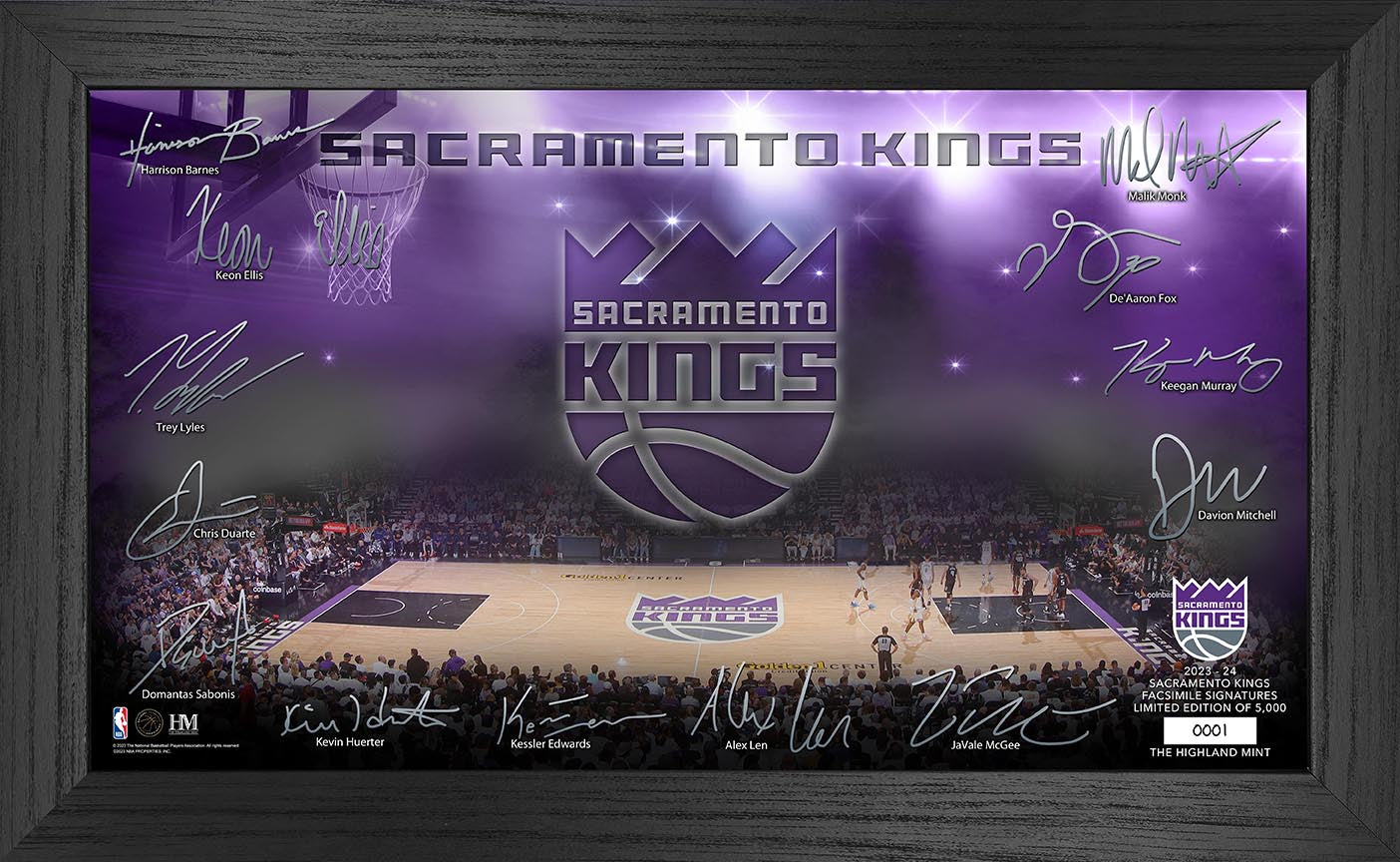 Sacramento Kings 2023-24 Signature Court