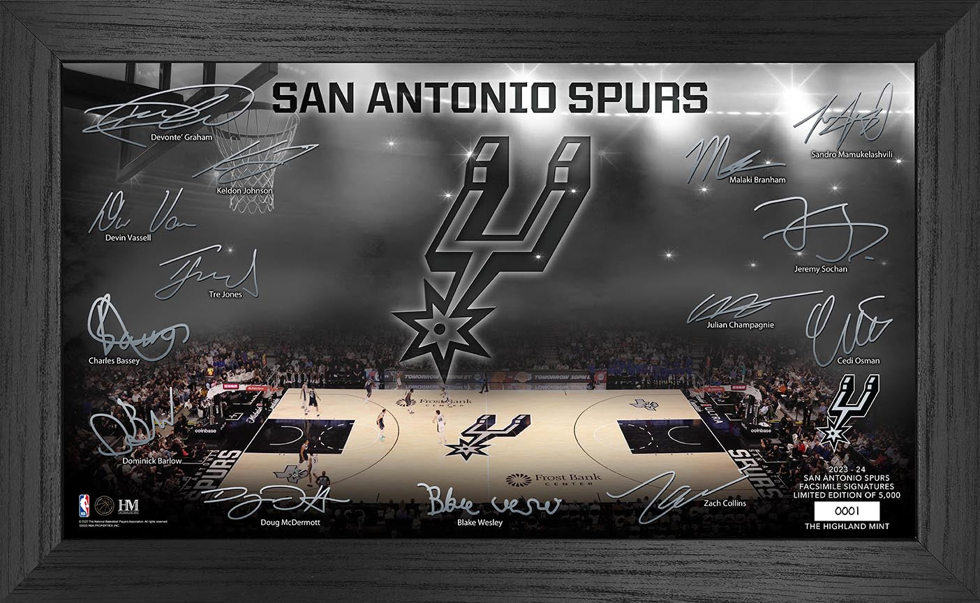 San Antonio Spurs 2023-24 Signature Court