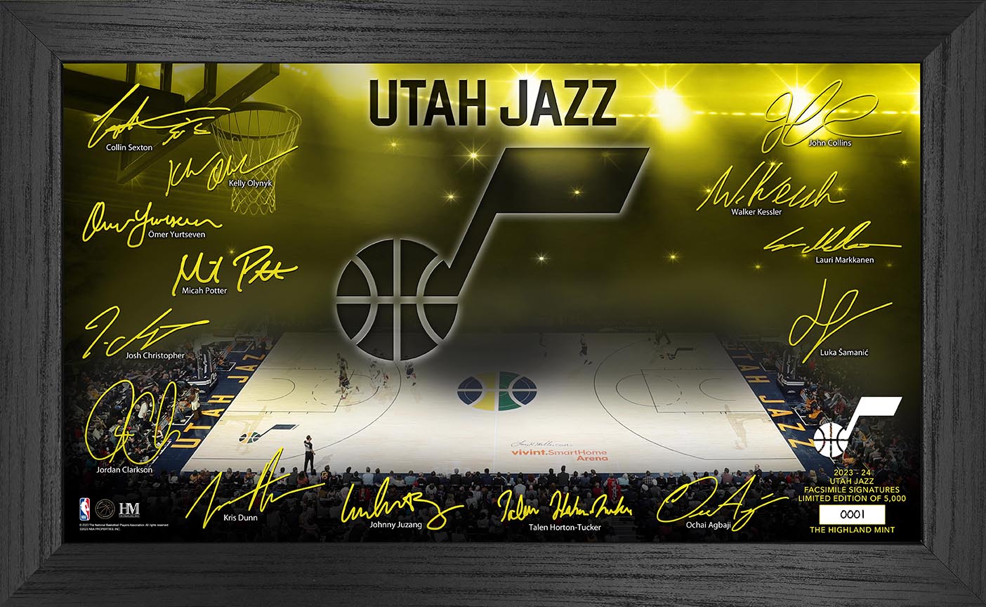 Utah Jazz 2023-24 Signature Court