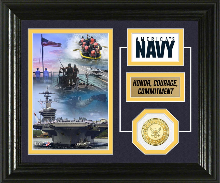 United States Navy Bronze Coin Desktop Photo Mint