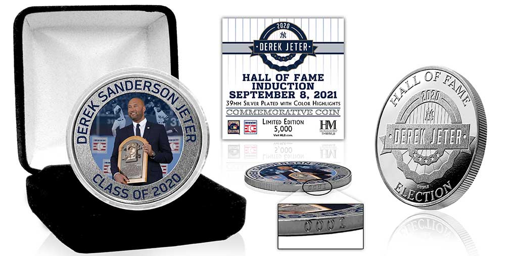 Derek Jeter Induction Day Silver Mint Coin