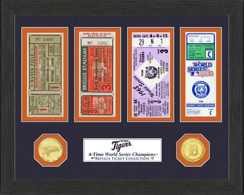 Detroit Tigers World Series Ticket Collection