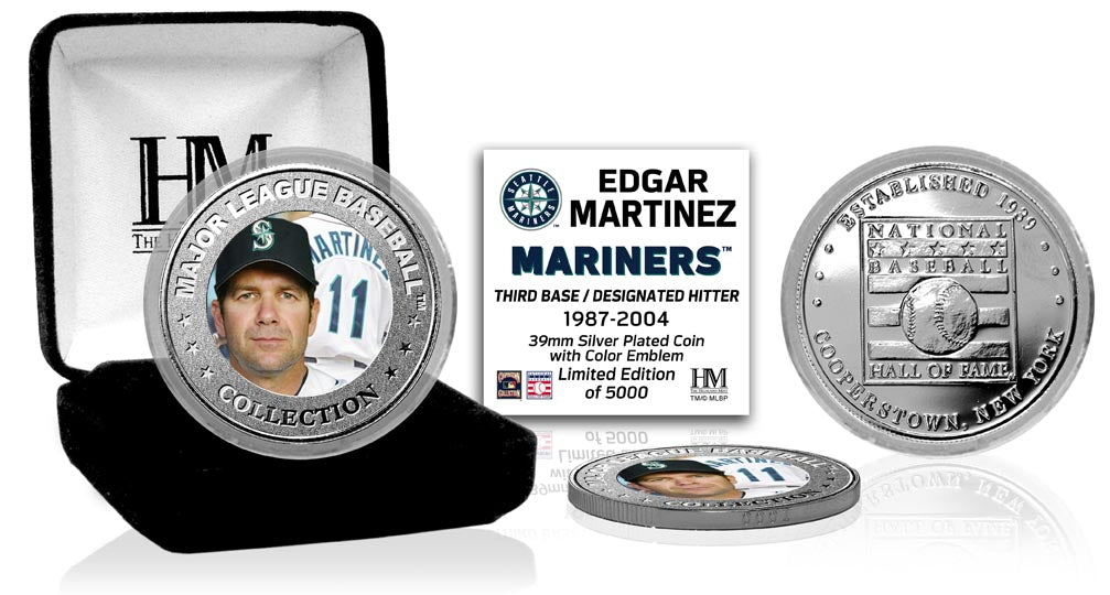 Edgar Martinez Hall of Fame 2019 Silver Mint Coin