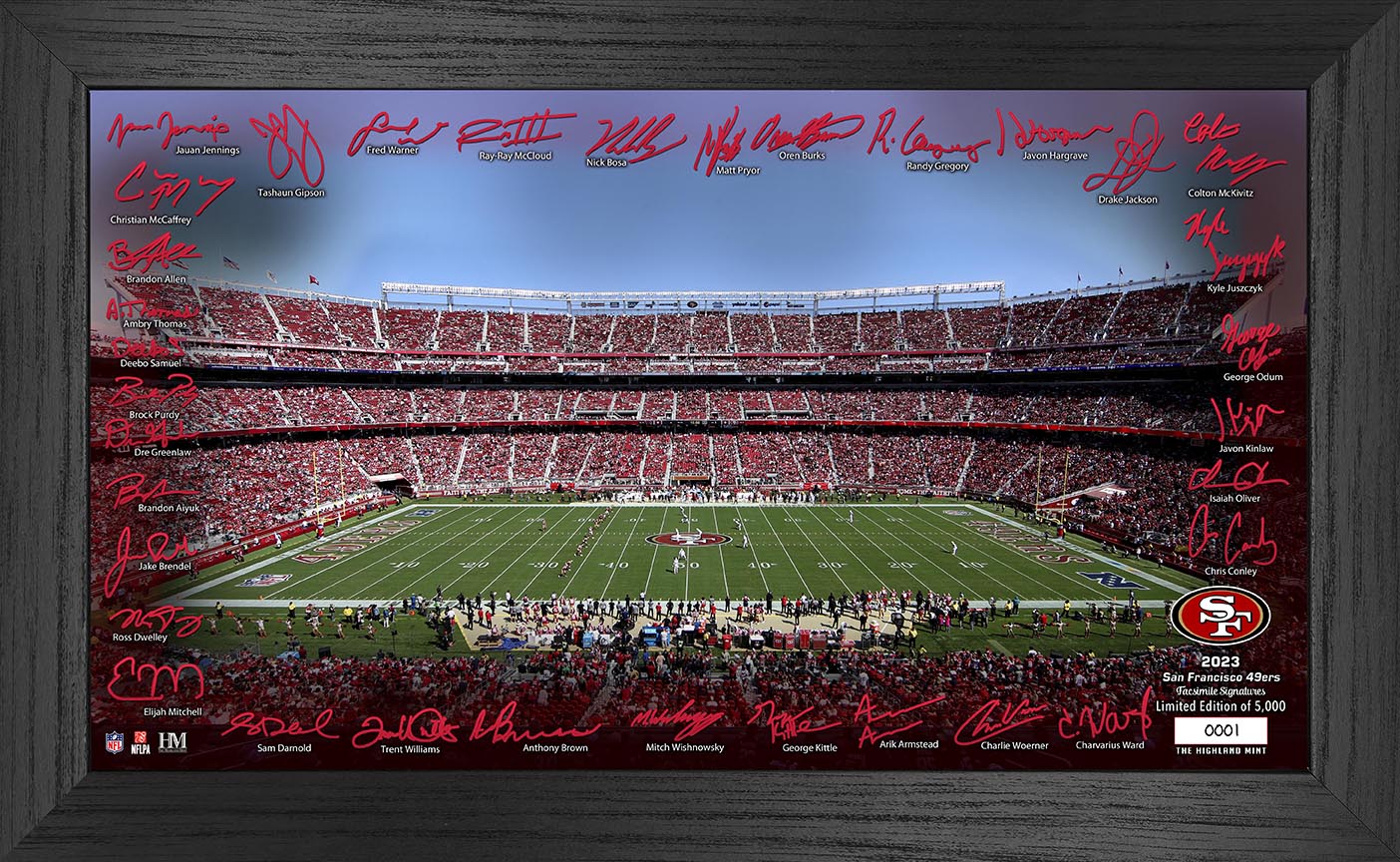 San Francisco 49ers 2023 NFL Signature Gridiron