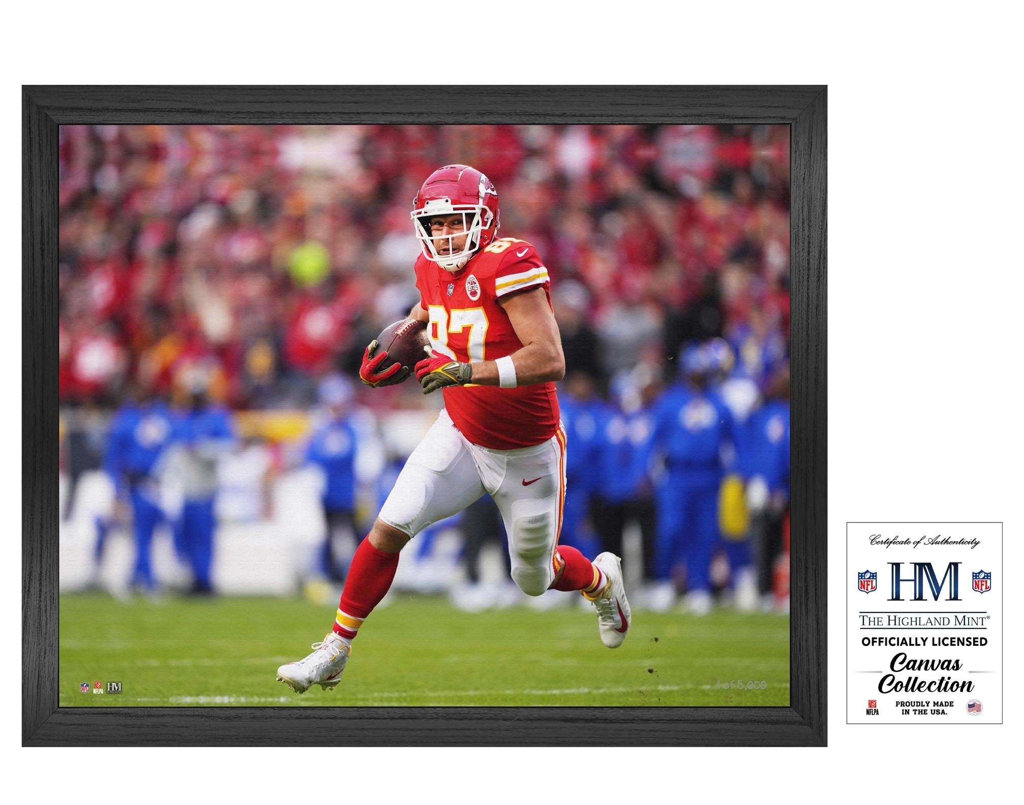 Travis Kelce Framed Canvas