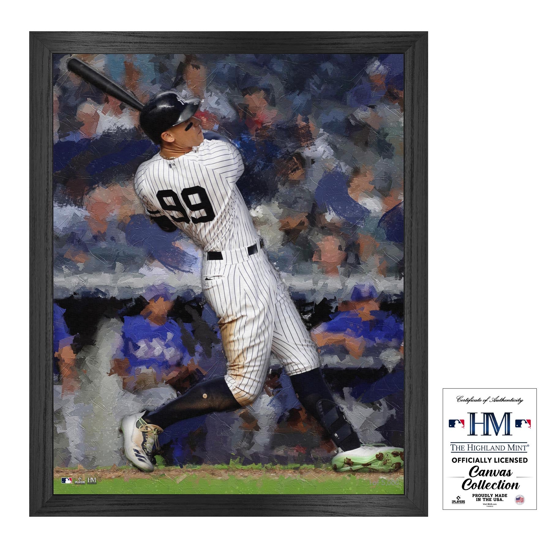 Aaron Judge New York Yankees Framed Canvas