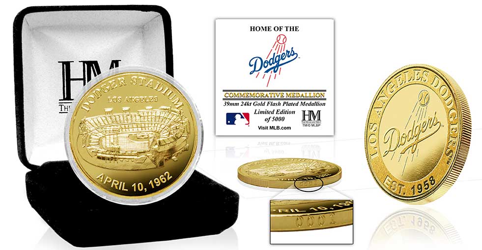 Los Angeles Dodgers Stadium Gold Mint Coin